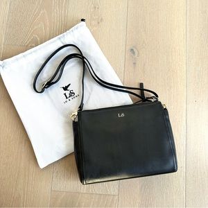 Lo & Sons - Pearl - Black Nappa / Gold / Camel